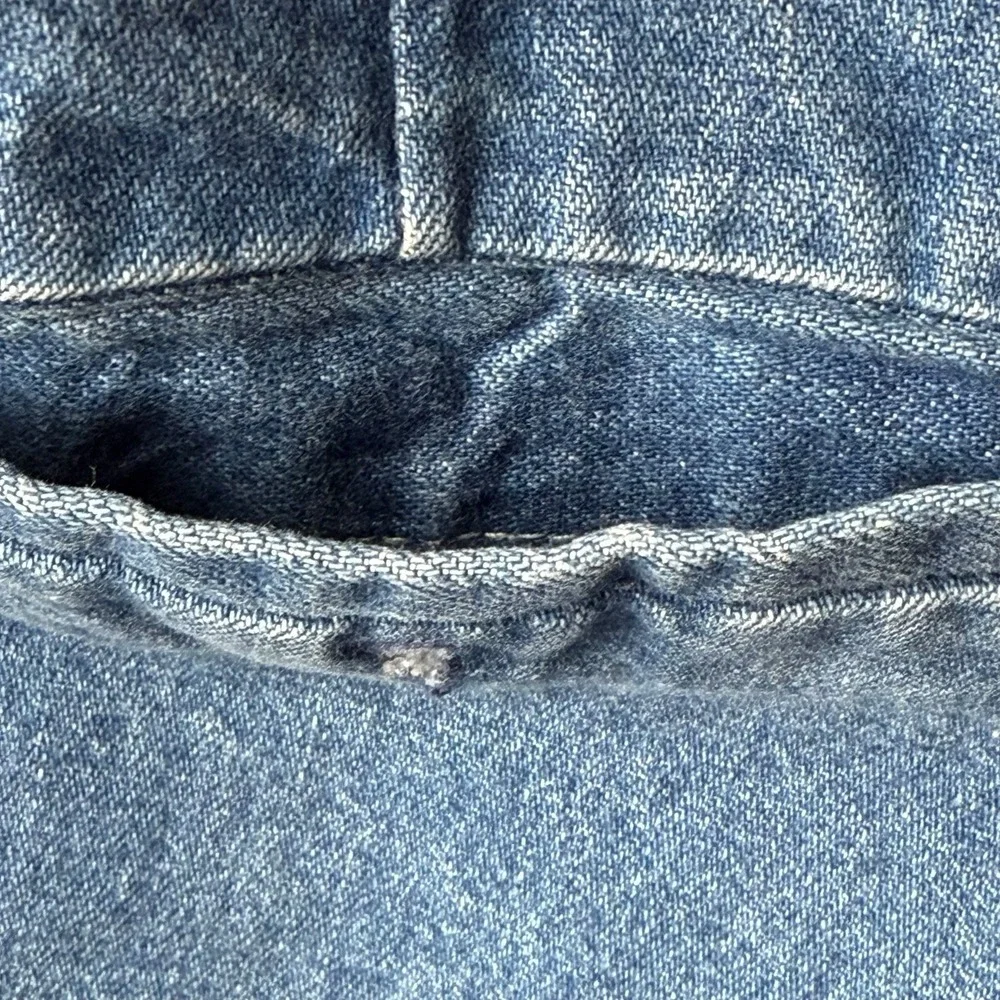Vintage Farah Pleated Denim Trousers Mens‎ 38/29 Blue Garment Washed 90s Jeans